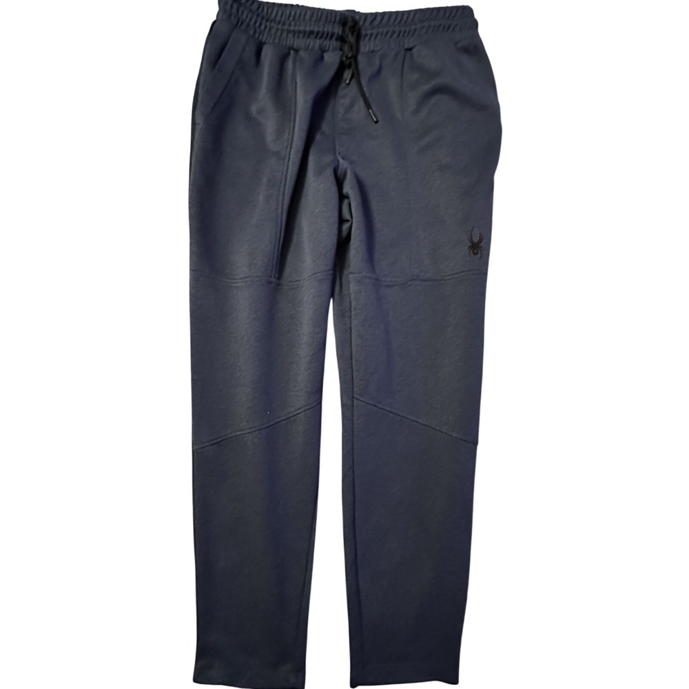 Spyder Active Pants Mens Medium Navy Proweb Polyester Jogger Sweatpants Athletic